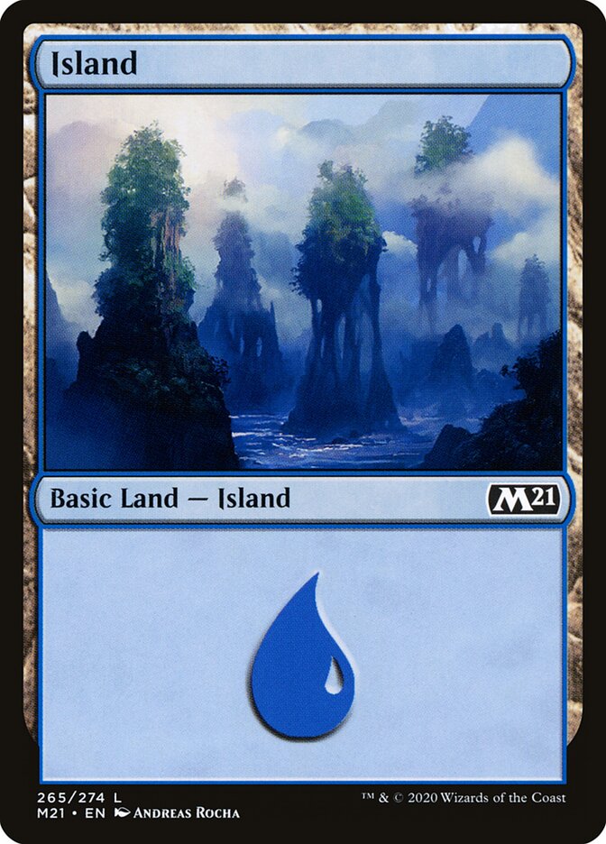 Ilha / Island - Magic: The Gathering - MoxLand