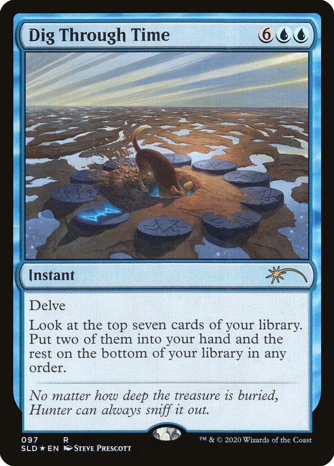 Revirar o Tempo / Dig Through Time - Magic: The Gathering - MoxLand