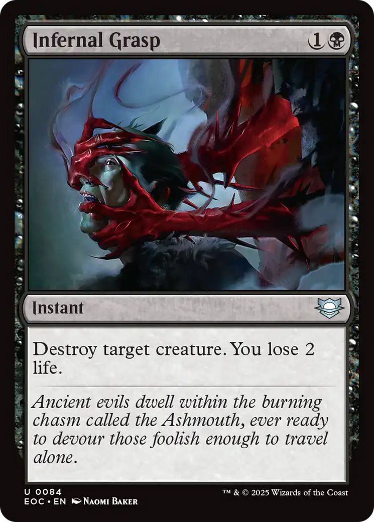 Garras Infernais / Infernal Grasp - Magic: The Gathering - MoxLand
