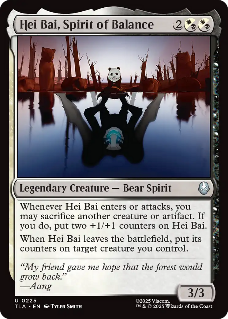 Hei Bai, Espírito do Equilíbrio / Hei Bai, Spirit of Balance - Magic: The Gathering - MoxLand