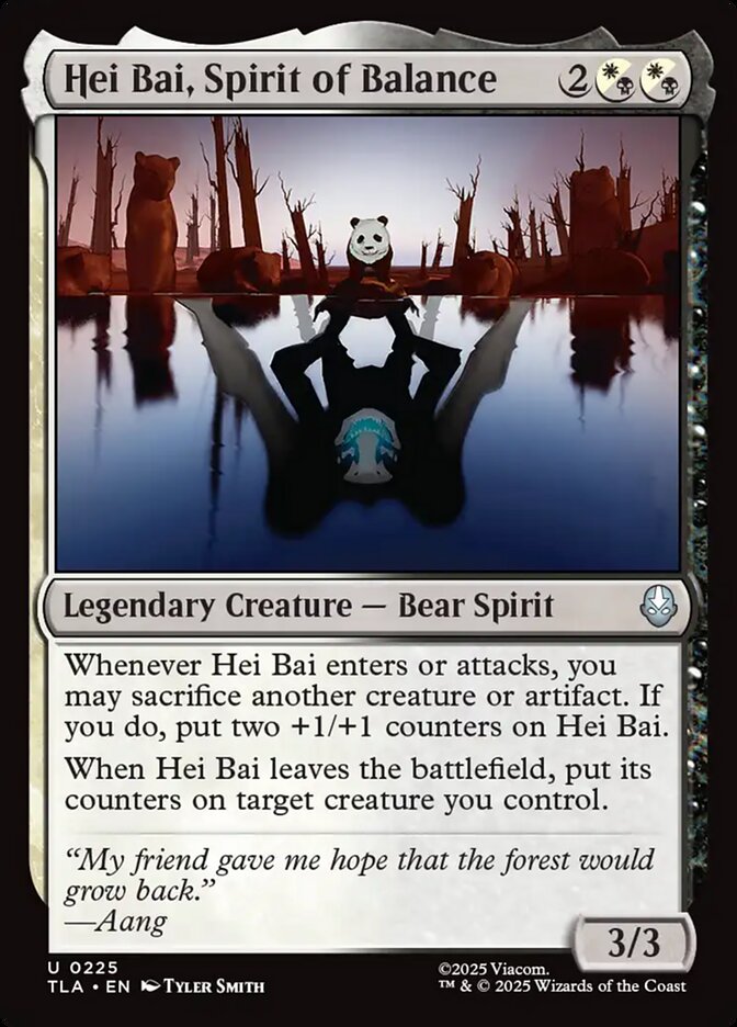 Hei Bai, Espírito do Equilíbrio / Hei Bai, Spirit of Balance - Magic: The Gathering - MoxLand