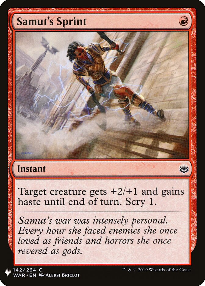 Corrida de Samut / Samut's Sprint - Magic: The Gathering - MoxLand