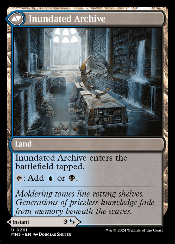 Ensinamentos Encharcados / Waterlogged Teachings - Magic: The Gathering - MoxLand