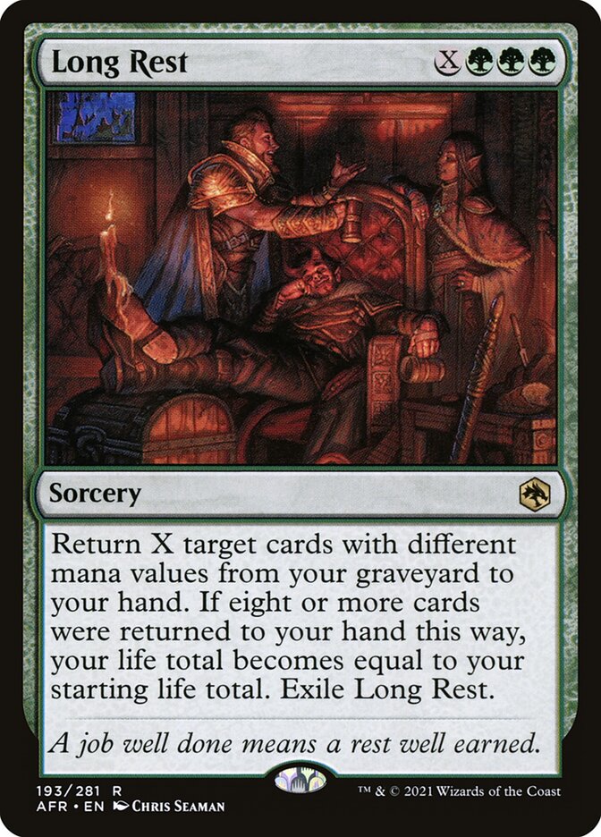 Descanso Longo / Long Rest - Magic: The Gathering - MoxLand