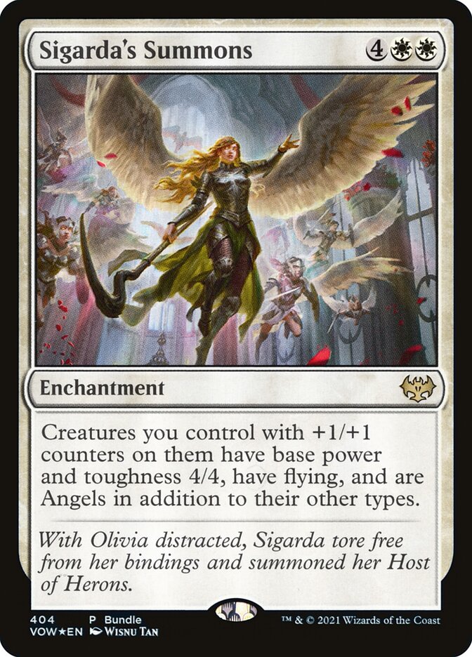 Invocações de Sigarda / Sigarda's Summons - Magic: The Gathering - MoxLand