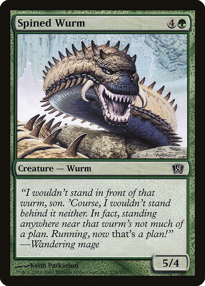 Vorme Espinhoso / Spined Wurm - Magic: The Gathering - MoxLand