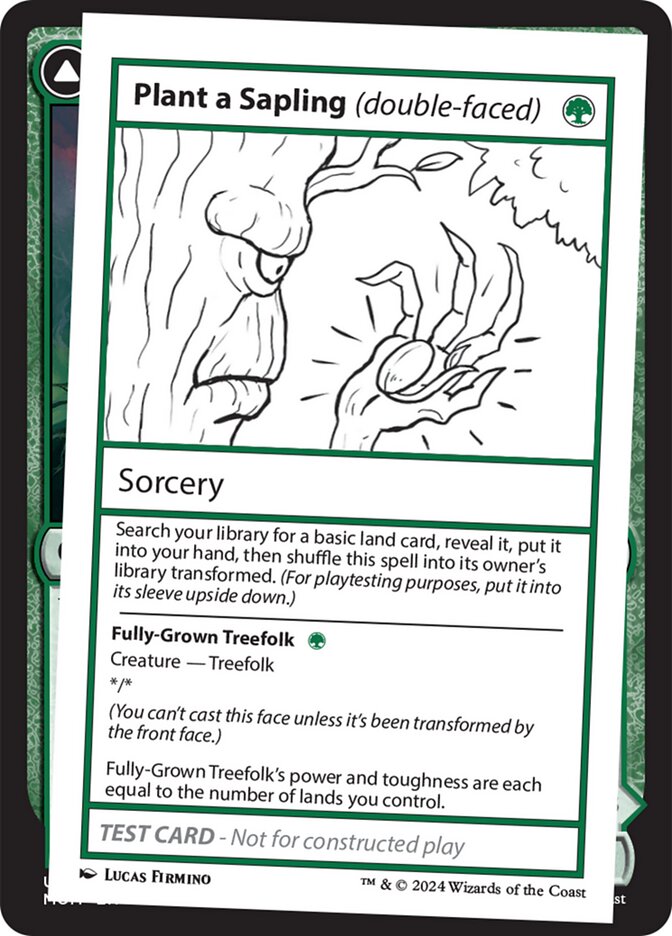 Plant a Sapling - Magic: The Gathering - MoxLand
