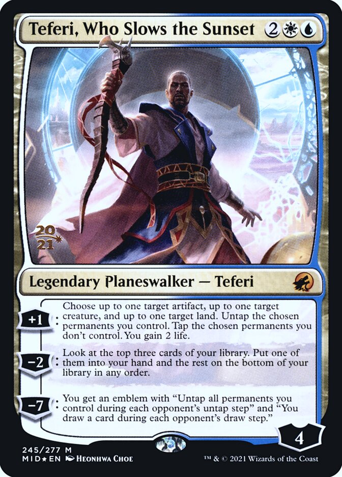 Teferi, Atrasador do Poente / Teferi, Who Slows the Sunset - Magic: The Gathering - MoxLand