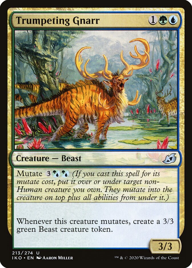 Gnarr Berrador / Trumpeting Gnarr - Magic: The Gathering - MoxLand