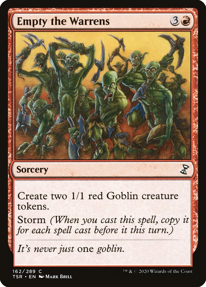 Esvaziar os Viveiros / Empty the Warrens - Magic: The Gathering - MoxLand