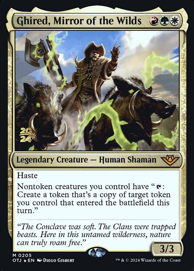 Ghired, Espelho das Terras Selvagens / Ghired, Mirror of the Wilds - Magic: The Gathering - MoxLand