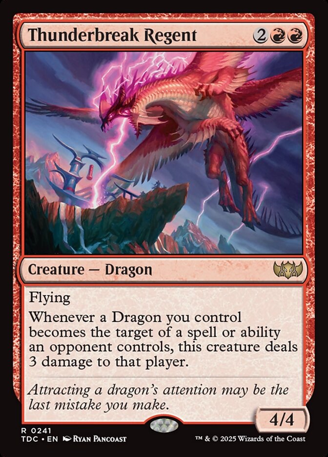 Regente do Ataque Fulminante / Thunderbreak Regent - Magic: The Gathering - MoxLand