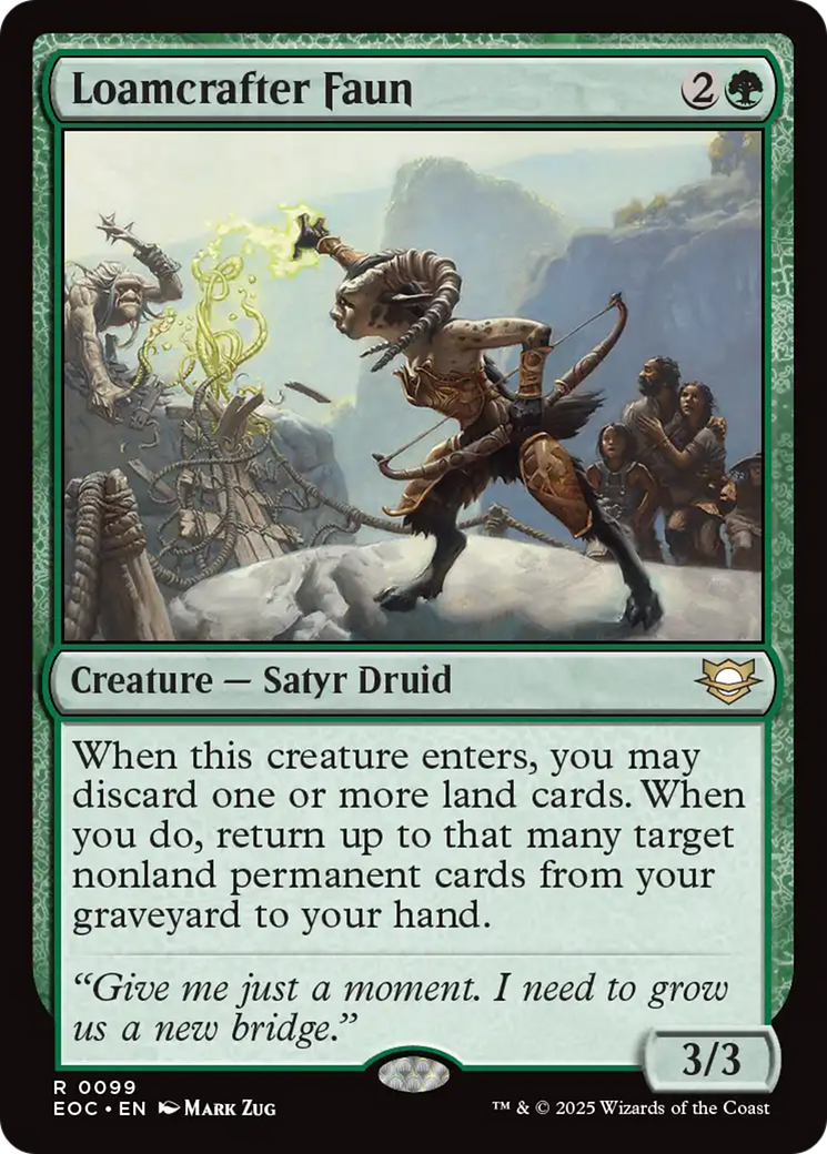 Fauna Moldalama / Loamcrafter Faun - Magic: The Gathering - MoxLand