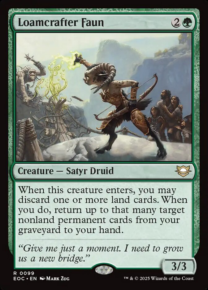 Fauna Moldalama / Loamcrafter Faun - Magic: The Gathering - MoxLand