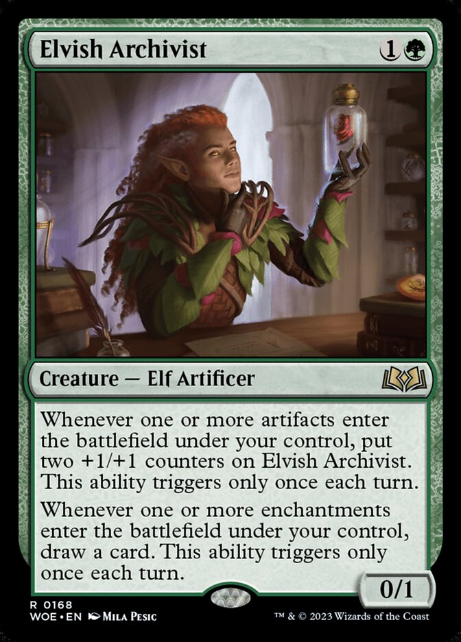 Arquivista Élfico / Elvish Archivist - Magic: The Gathering - MoxLand