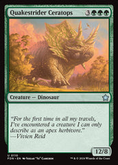 Cerátopo Passomoto / Quakestrider Ceratops - Magic: The Gathering - MoxLand