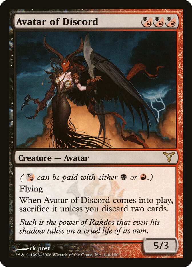 Avatar da Discórdia / Avatar of Discord - Magic: The Gathering - MoxLand
