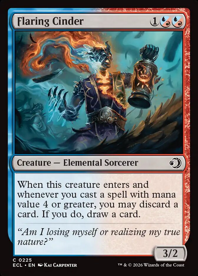 Cinzerínea Flamejante / Flaring Cinder - Magic: The Gathering - MoxLand