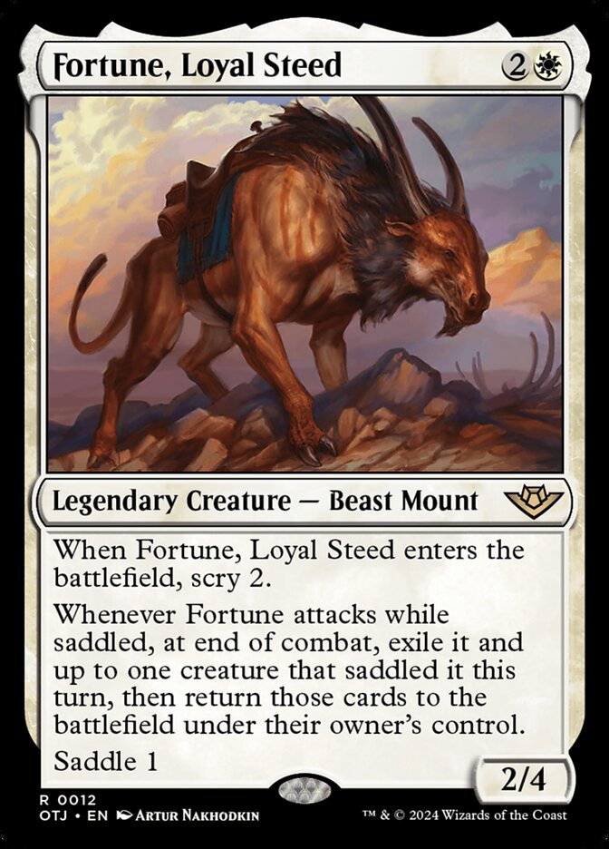 Fortuna, Montaria Leal / Fortune, Loyal Steed - Magic: The Gathering - MoxLand