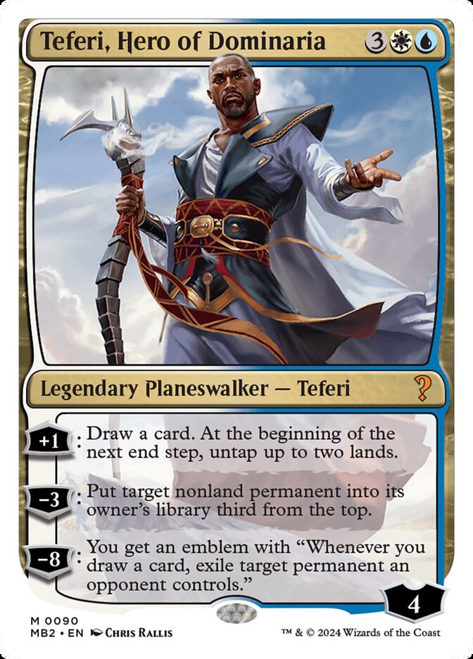 Teferi, Herói de Dominária / Teferi, Hero of Dominaria - Magic: The Gathering - MoxLand