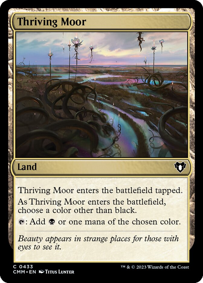 Charco Vicejante / Thriving Moor - Magic: The Gathering - MoxLand