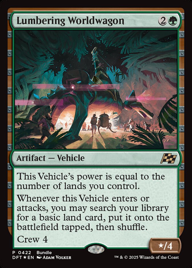 Vaga-mundo Pesado / Lumbering Worldwagon - Magic: The Gathering - MoxLand