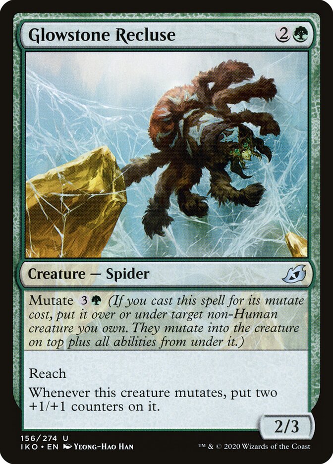 Aranha-violino do Luminólito / Glowstone Recluse - Magic: The Gathering - MoxLand
