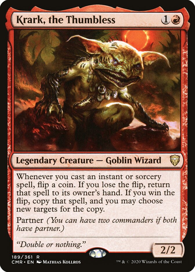 Krark, o Sem Dedão / Krark, the Thumbless - Magic: The Gathering - MoxLand