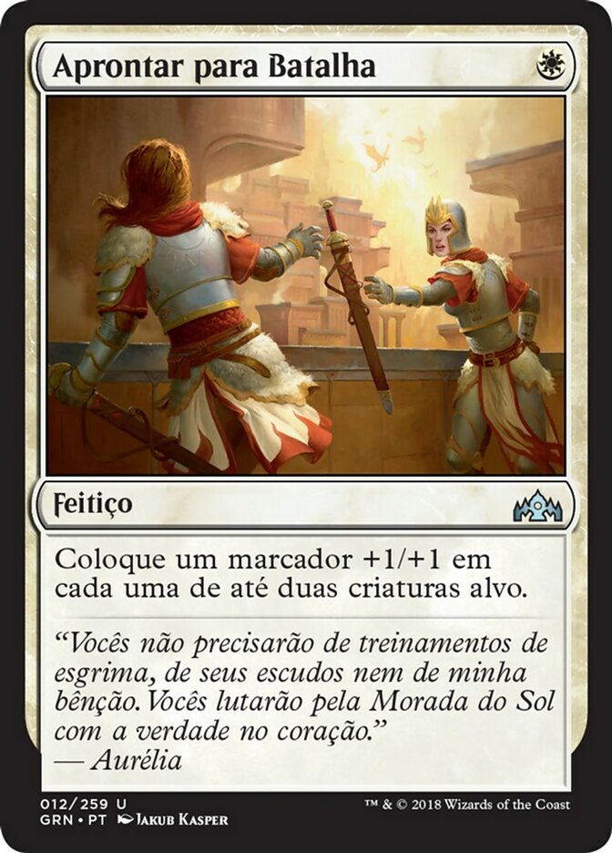 Aprontar para Batalha
 / Gird for Battle - Magic: The Gathering - MoxLand