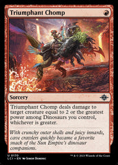 Nhoc Triunfante / Triumphant Chomp - Magic: The Gathering - MoxLand