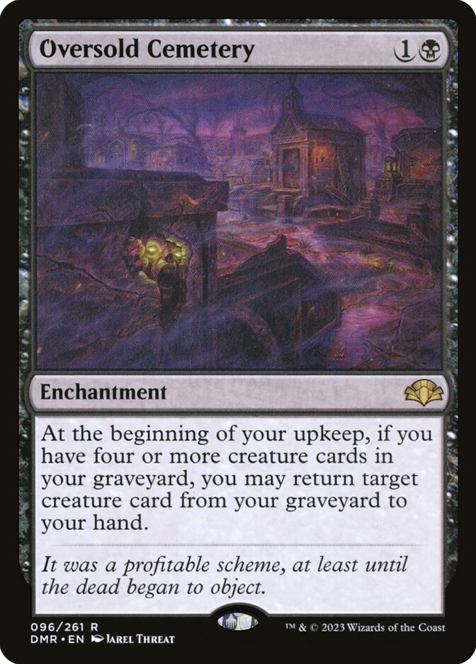 Cemitério Lotado / Oversold Cemetery - Magic: The Gathering - MoxLand