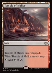 Templo da Maleficência / Temple of Malice - Magic: The Gathering - MoxLand