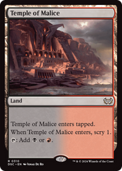 Templo da Maleficência / Temple of Malice - Magic: The Gathering - MoxLand