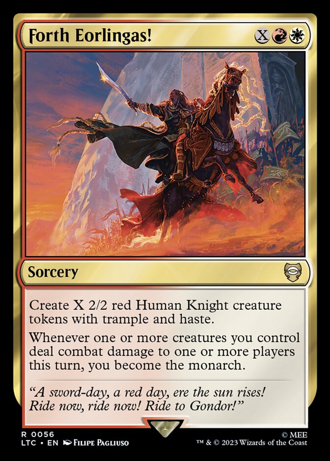 Avante, Eorlingas! / Forth Eorlingas! - Magic: The Gathering - MoxLand