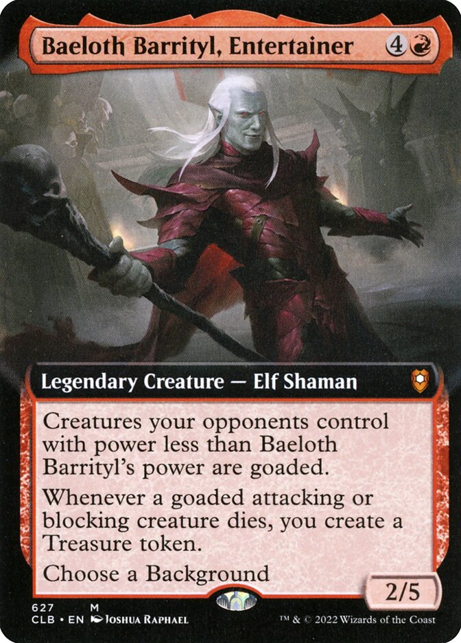 Baeloth Barrityl, Artista / Baeloth Barrityl, Entertainer - Magic: The Gathering - MoxLand