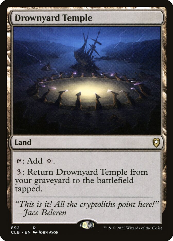 Templo da Costa Náufraga / Drownyard Temple - Magic: The Gathering - MoxLand