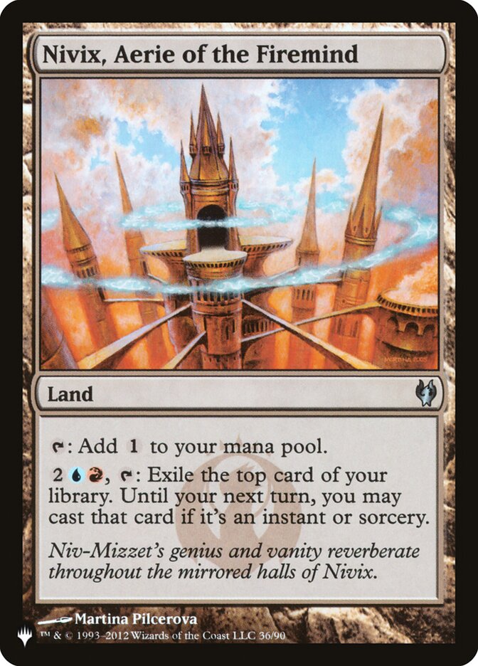 Nivix, Ninho do Mente de Fogo / Nivix, Aerie of the Firemind - Magic: The Gathering - MoxLand