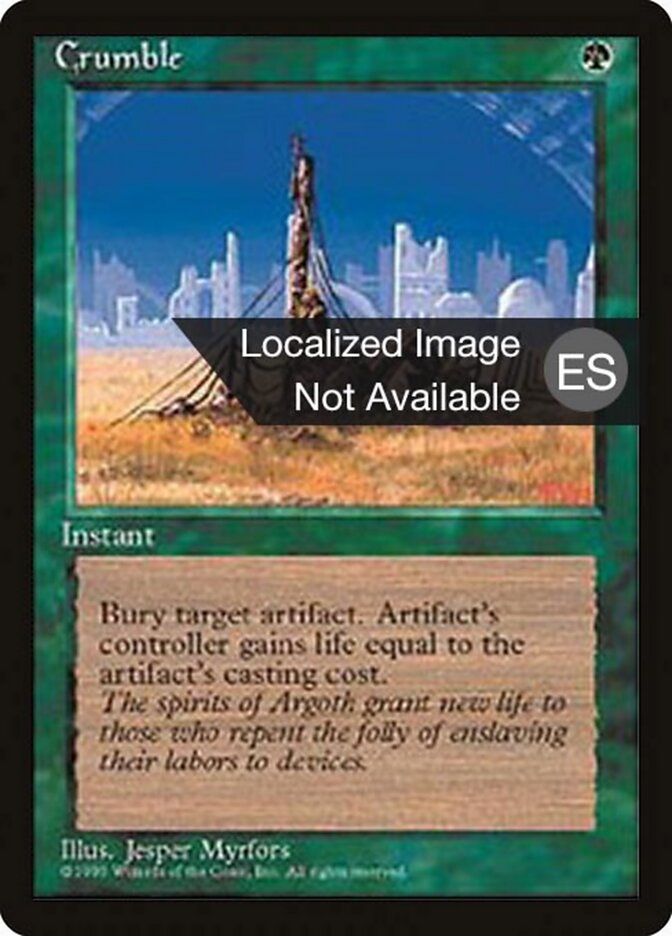 Desmoronar / Crumble - Magic: The Gathering - MoxLand