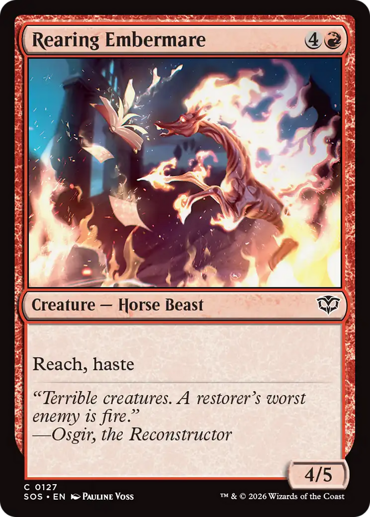Rearing Embermare - Magic: The Gathering - MoxLand