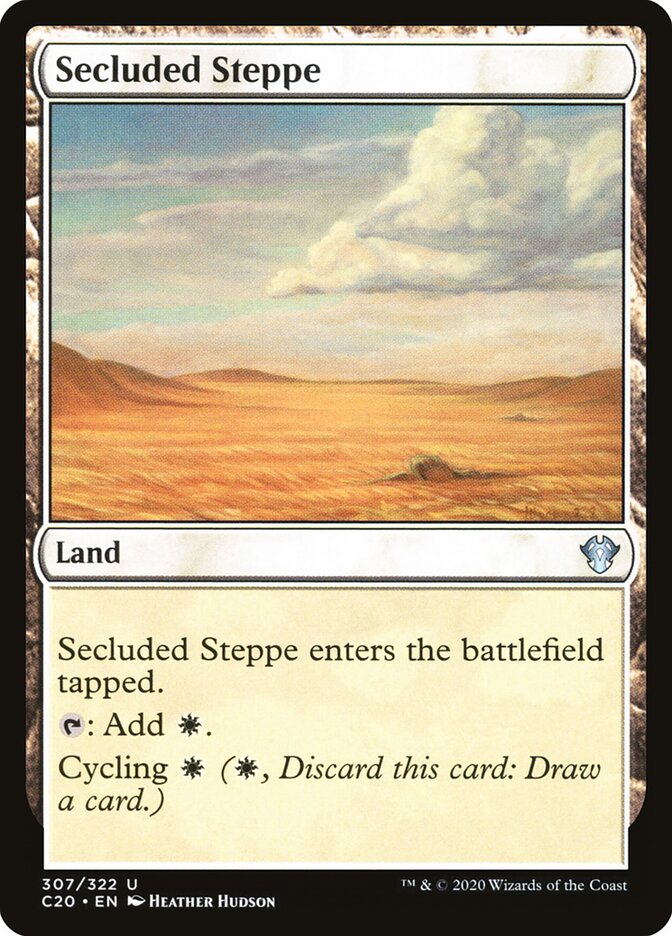 Estepe Remota / Secluded Steppe - Magic: The Gathering - MoxLand