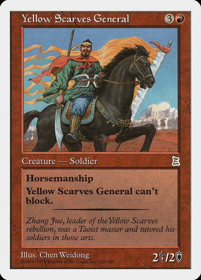 Yellow Scarves General - Magic: The Gathering - MoxLand