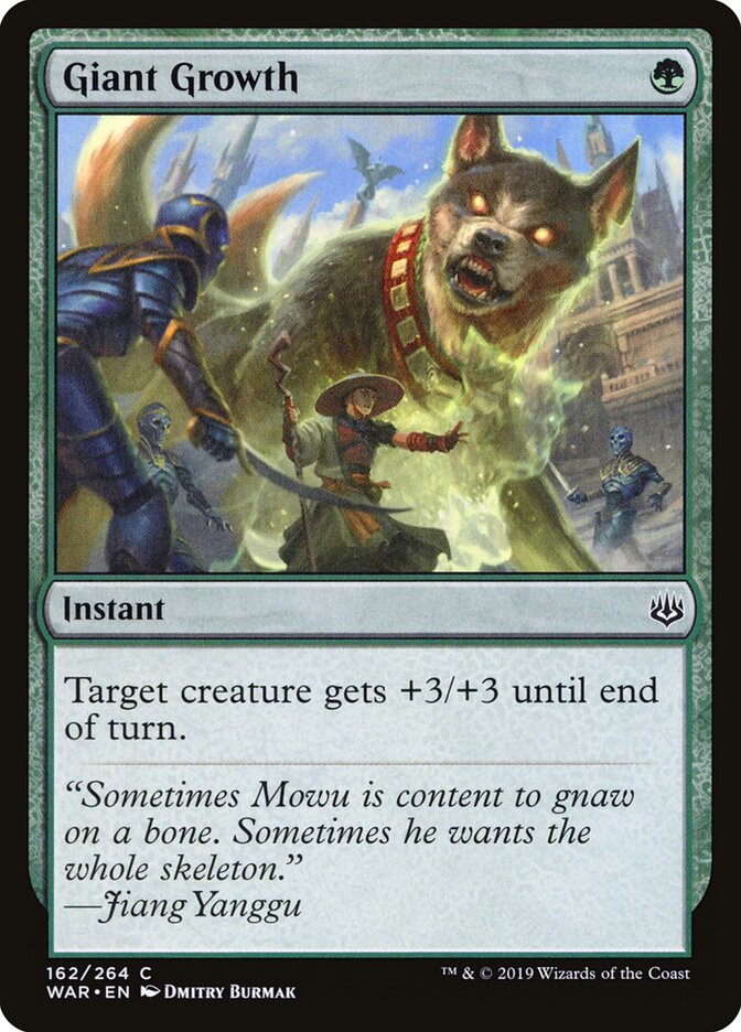 Crescimento Desenfreado / Giant Growth - Magic: The Gathering - MoxLand