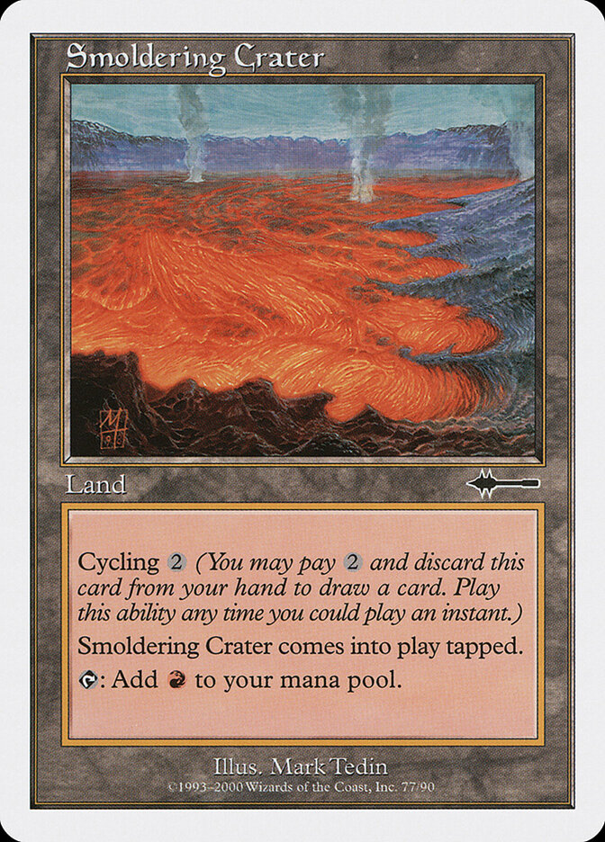 Cratera Fumegante / Smoldering Crater - Magic: The Gathering - MoxLand