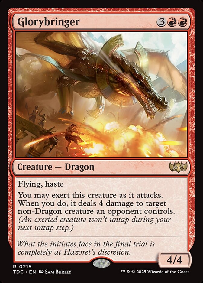 Portador da Glória / Glorybringer - Magic: The Gathering - MoxLand