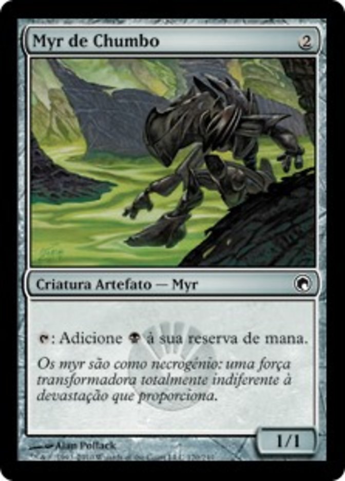 Myr de Chumbo / Leaden Myr - Magic: The Gathering - MoxLand