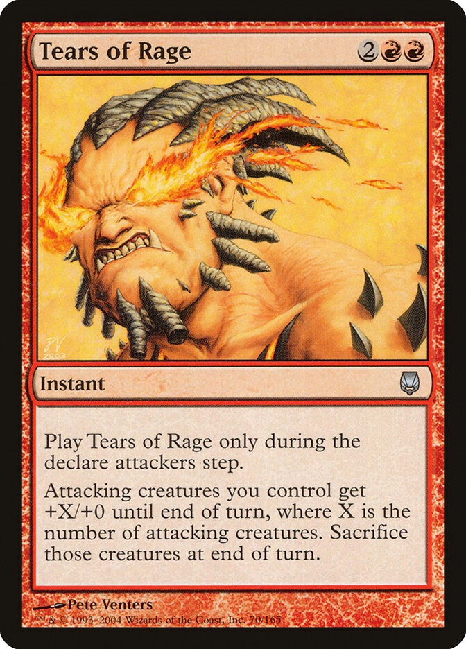 Lágrimas de Raiva / Tears of Rage - Magic: The Gathering - MoxLand