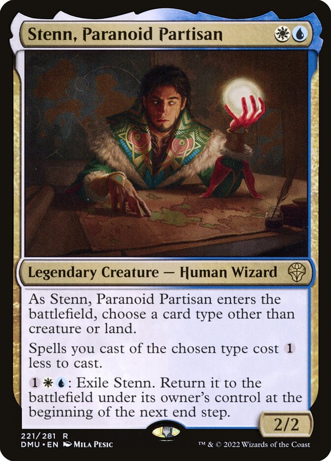 Stenn, Partidário Paranoico / Stenn, Paranoid Partisan - Magic: The Gathering - MoxLand