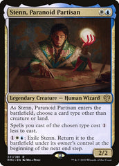 Stenn, Partidário Paranoico / Stenn, Paranoid Partisan - Magic: The Gathering - MoxLand