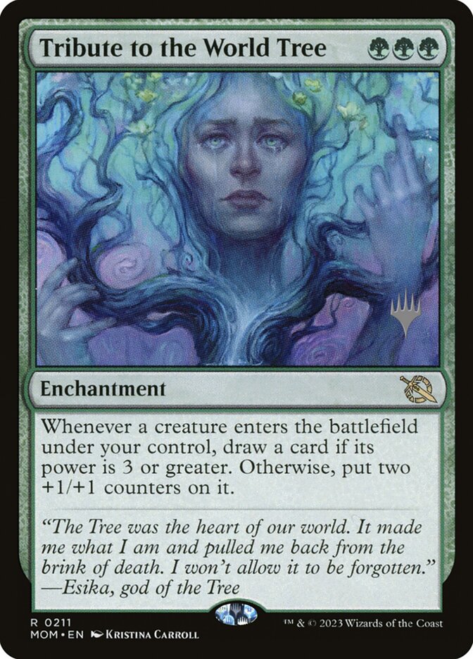 Tributo à Árvore-mundo / Tribute to the World Tree - Magic: The Gathering - MoxLand