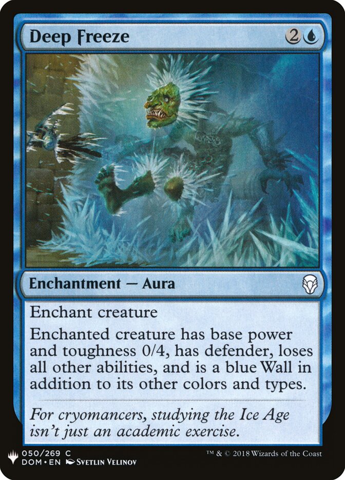 Congelamento Profundo / Deep Freeze - Magic: The Gathering - MoxLand